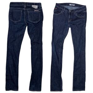 NWOT HUDSON JEANS Skinny Boot Dark Wash ETE W405DHA Denim Jeans Size 26